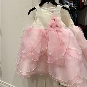 Cute pink dress for baby